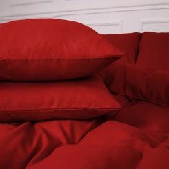 Постельное белье MirSon 009 Red Фланель 220х240 King Siz Фото 5