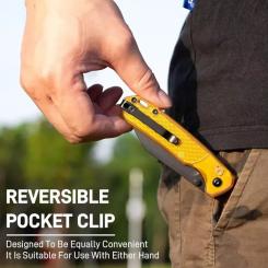 Нож CJRB Pyrite Light BB Yellow Фото 6