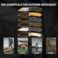 Нож CJRB Pyrite Light BB Yellow Фото 8