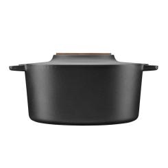 Кастрюля Fiskars Norden чавунна 4 л чорна Фото 1