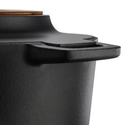 Кастрюля Fiskars Norden чавунна 4 л чорна Фото 4