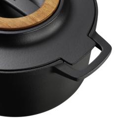 Кастрюля Fiskars Norden чавунна 4 л чорна Фото 5