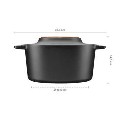 Кастрюля Fiskars Norden чавунна 4 л чорна Фото 7