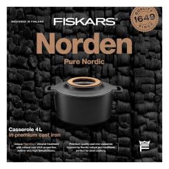Кастрюля Fiskars Norden чавунна 4 л чорна Фото 8