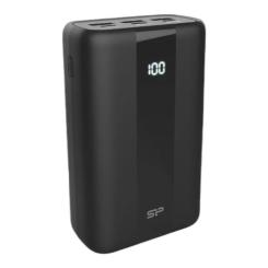 Батарея универсальная Silicon Power 30000mAh QX55, PD/20W, QC/3.0/22.5W, Black Фото 1