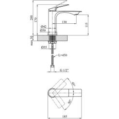Душевой гарнитур Kroner Graz-GRP063 + змішувач Graz-GRP010 Фото 11