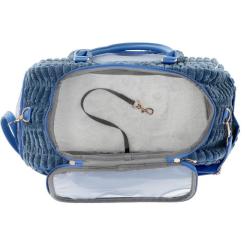 Переноска для животных MISOKO&CO 41.5x23x28 см темно-синяя Фото 4