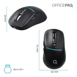 Мышка OfficePro M468B Wireless/Bluetooth Black Фото 11