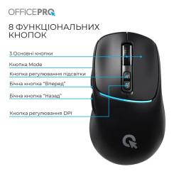 Мышка OfficePro M468B Wireless/Bluetooth Black Фото 4