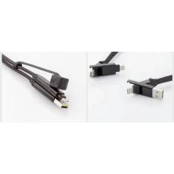 Дата кабель Rolling Square 6in1 inCharge XL 0.3m black Фото 4