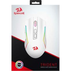 Мышка Redragon Trident Wireless White Фото 5