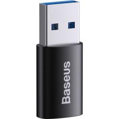 Переходник Baseus USB 3.1 M to USB-C F black Фото 1