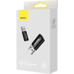 Переходник Baseus USB 3.1 M to USB-C F black Фото 5