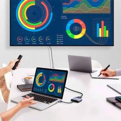 Переходник Ugreen USB 3.0 to HDMI + VGA CM449 gray Фото 6