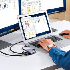 Переходник Ugreen USB 3.0 to HDMI + VGA CM449 gray Фото 7