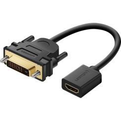 Переходник Ugreen DVI M to HDMI F 0.22m black Фото