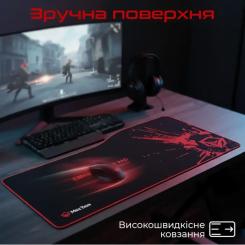 Коврик для мышки Meetion P100 Black/Red Фото 2