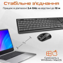 Комплект Meetion C4120 Little Wireless UA Black Фото 6
