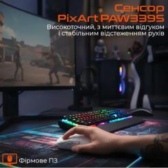 Мышка Meetion GW40 PRO Bluetooth/Wireless/USB White Фото 2