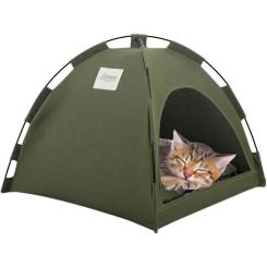 Домик для животных Lapka Палатка зеленая Фото 1