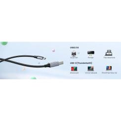 Кабель для принтера Ugreen USB-C 2.0 to BM 1.0m black Фото 9