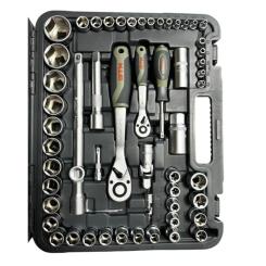 Набор инструментов GTM 108шт. 1/2-1/4" 4-32мм, кейс Фото 3