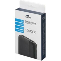 Батарея универсальная RivaCase 10000mA, 10W, black Фото 10