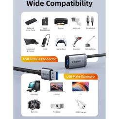 Дата кабель Cabletime USB 3.0 AM/AF 10.0m active Фото 9