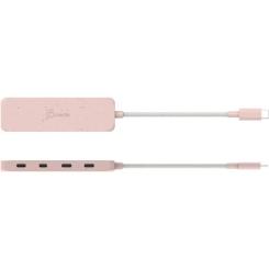 Концентратор J5create USB-C to 4xUSB-C 3.2 10Gbps rose Фото 3