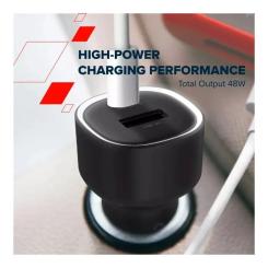 Зарядное устройство Canyon 1xUSB + 1xUSB-C PD48W black Фото 6