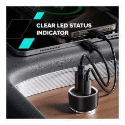 Зарядное устройство Canyon 1xUSB + 1xUSB-C PD48W black Фото 8