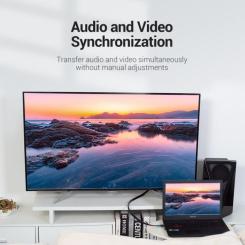 Кабель мультимедийный Vention HDMI M to HDMI M 2.0m 4K60Hz flat black Фото 3