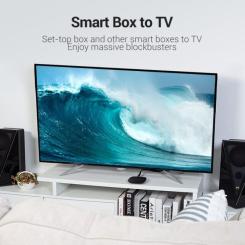 Кабель мультимедийный Vention HDMI M to HDMI M 2.0m 4K60Hz flat black Фото 4