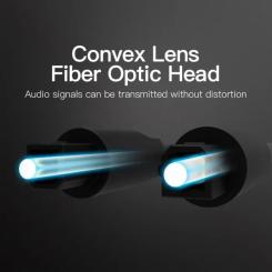 Кабель мультимедийный Vention Optical Toslink 1.5m black Фото 9