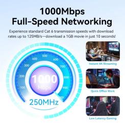 Патч-корд Vention 1.5м, UTP cat 6 RJ-45 black Фото 2