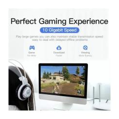 Патч-корд Vention 0.5м, FTP cat 7 RJ-45 black Фото 9