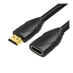 Кабель мультимедийный Vention HDMI M to HDMI F 0.5m 4K60Hz black Фото