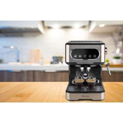Рожковая кофеварка эспрессо Hisense HESCM15DBK Фото 4