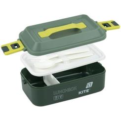 Ланч-бокс Kite 1000 мл зелений Фото 2