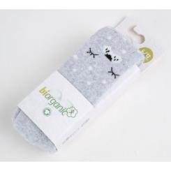 Колготки детские Bibaby махровые в горошек Фото