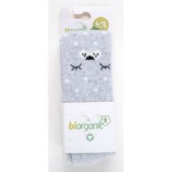 Колготки детские Bibaby махровые в горошек Фото 1