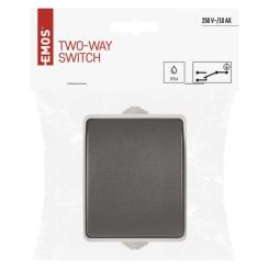 Выключатель EMOS C.5 IP54 одинарний Фото 4