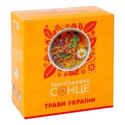 Чай Трипільське Сонце Трави України 20х1.3 г Фото 1