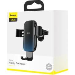 Универсальный автодержатель Baseus Glaze Cravity Car Mount Black Фото 5