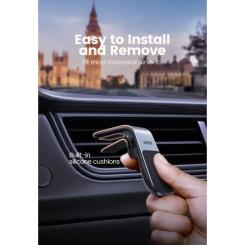 Универсальный автодержатель Ugreen LP290 Waterfall-Shaped Magnetic Phone Holder Black Фото 2