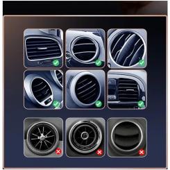 Универсальный автодержатель Ugreen LP290 Waterfall-Shaped Magnetic Phone Holder Black Фото 3