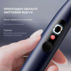 Электрическая зубная щетка Oclean X Plus Pro Digital Blue Фото 10