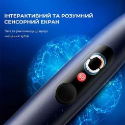 Электрическая зубная щетка Oclean X Plus Pro Digital Blue Фото 11