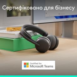 Наушники Logitech Zone Wireless 2 ES for Business Graphite Фото 6