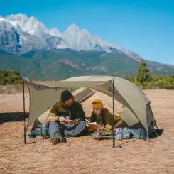 Палатка Naturehike надлегкий двомісний Mongar CNK2550WS016, 15D, сiри Фото 6